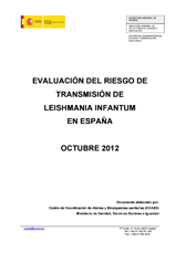 Evaluación del riesgo de transmisión de Leishmania infantum en España
